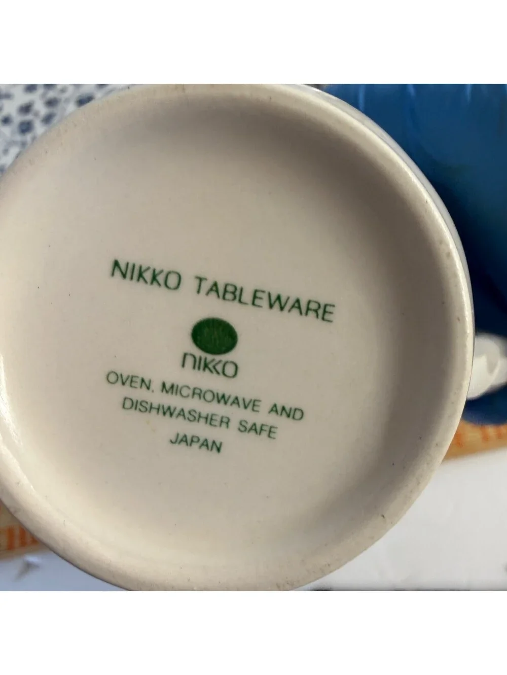 Nikko Fine Tableware Blue Floral Porcelain Set - 8 Pieces - Storage Location B-1